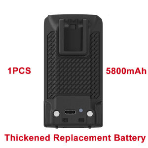 Quansheng UV-K6 Walkie Talkie Long Range UV-K5(8) Potrable Rechargeable 50-600MHz Full Band Type-C Charging Two Way Radio for Outdoor Activities