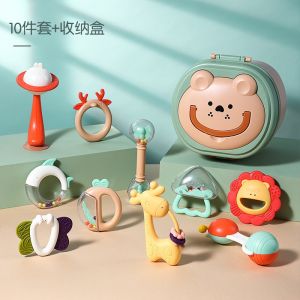 [Đồ chơi giáo dục] Đồ Chơi Xúc Xắc Bộ Gặm Nướu Tiệt Trùng Cho Bé 0 - 6 Tháng