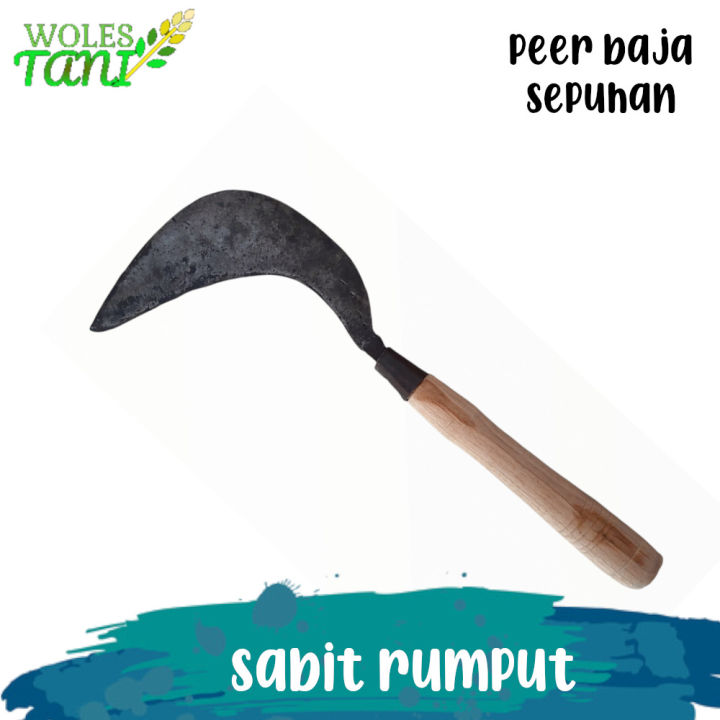 Alat Sambit Rumput Alat Pertanian Jawa Sabit Rumput Per Baja Awet dan Tebal | Lazada Indonesia