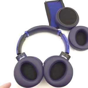 แผ่นรองหูฟังโฟมนุ่มทดแทน สายรัดศีรษะ ผ้าฝ้ายโปรตีนระบายอากาศ สำหรับหูฟัง MDR-XB950BT XB950B1 N1 7.11