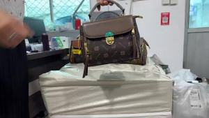 Cross-Border Letter Print Handbag Womens Small Square Bag New Autumn High-End Exquisite Single Shoulder Crossbody Bag