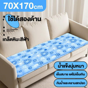 CHT ถุงน้ำแข็ง เบาะรองนั่ง เบาะรองนั่งเจลเย็น 45x45 ซม แผ่นน้ำแข็ง เบาะเย็น เบาะรองนั่ง สำหรับคนและสัตว์เลี้ยง เย็นทันที ไม่ต้องแช่น้ำ ฤดูร้อนที่เย็นสบาย