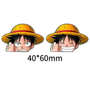OnePiece Anime Stickers 3D Gradient Sticker Illusion Car Sticker Decals for CupLaptop Refrigerator
