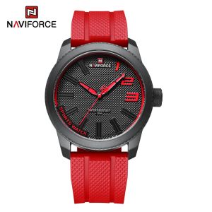 Jam Tangan Pria Original Naviforce 9202 Analog Sports Karet Rubber