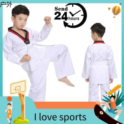 Rush jackets ✍Taekwondo Uniform for Kids Taekwondo Uniforms Martial Arts Karate Jujitsu Gym Training Uniform✤
