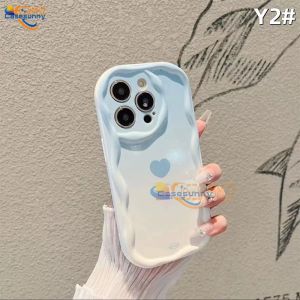 (Lokal Ready) CASESUMMER Casing hp Realme C53 C55 C33 C31 C30 C35 C21Y C25Y C11 C20 C15 C12 C25S Realme 10 5 5i 6i C3 8 7 6Pro C2 8i 7i C17 A1K Ins Gradiasi Cinta Hati 3D Bergelombang Tepi Melengkung Candy Case