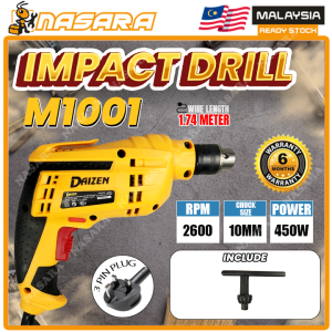 Nasara DAIZEN Professional Electric Drill Screwdriver Impact Drill Machine Set Family 10mm 13mm Multifunctional Drill