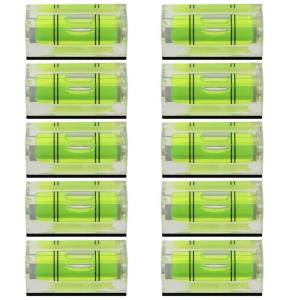 Pack Of 5/10 Green Level Night View Mini Green Spirit Levels Upgrades for Accurate Measurements In Various Environment