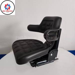 เก้าอี้ เท้าแขนสีดำ สำหรับรถไถฟอร์ดคูโบต้าจอนเดียร์   เลื่อนหน้า-หลังได้ / ปรับน้ำหนักได้ / ปรับระดับเก้าอี้ได้5ระดับ