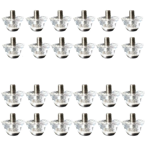 12Pcs Football Spikes Nails Aluminum Football Stud Replacement Soccer Cleats for Training Competition Easily to Install