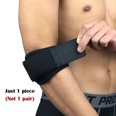 1Pcs Sport Elbow Support Brace with Muscle Compression Pad for Tennis Golfer Elbow Strap Band Relieves Tendonitis Forearm Pain