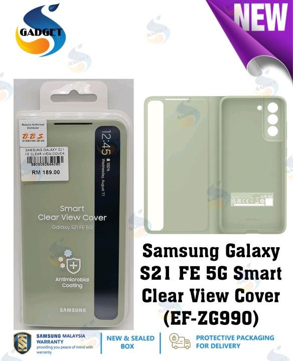 Original] Samsung Galaxy S21 FE 5G Smart Clear View Cover (EF