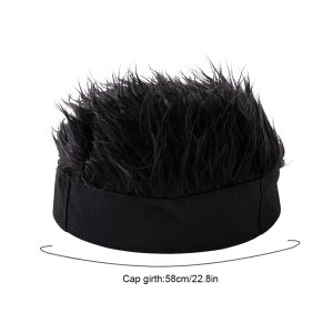 Wig Hat Men Women Outdoor Sports Cotton Cool Hip Hop Versatile Trendy Fashionable Wig Baseball Cap With Hair Hat Casual Cap Short Hat