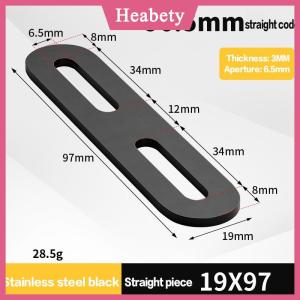 Heabety 1 cái thép không gỉ thẳng góc khung màu Đen bạc dày 180 độ phẳng cố định khung nối đồ nội thất chủ