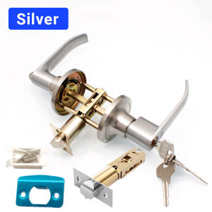 Door Lock Set Tubular lever entrance door lock knob set room Door Lock Bedroom Door Lock Tubular Lever Lock 25-45mm