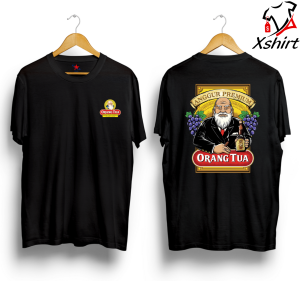 Baju Kaos kawa kawa Cap Orang Tua | Tshirt Anggur Berkualitas Warisan Turun Temurun Sejak 1948