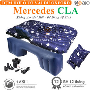 Giường đệm hơi dành cho xe ô tô Mercedes CLA vải dù Oxford cao cấp - OTOALO