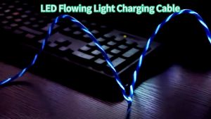 3 in 1 USB Type-C Android iOS Universal Glow Fast Charger Cable Flowing Colorful RGB LED Light GlowUSB Micro Charging Cable
