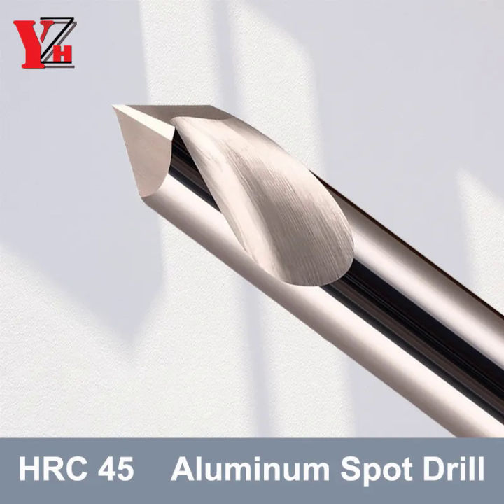 YZH Aluminum Spot Drill Angle Of 60° 90° 120°Stub Starting Location