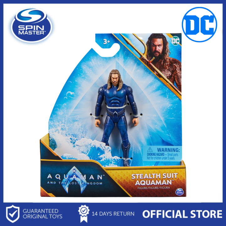 Spin Master DC Aquaman Movie 4 Aquaman V2 Figure with Articulated Body  Collector Action Figure Children Toys, Gift for Boys ages 3 years and above