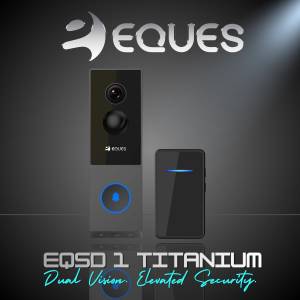 Eques EQSD1 Dual-Camera WIFI Video Doorbell + Chime