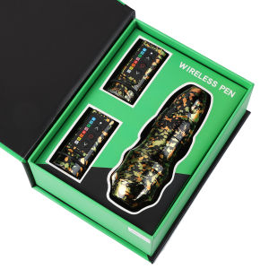 EXO Wireless Tattoo Machine Adjustable Depth Grip Rotary Cartridge RCA Pen Machine With 2pcs Battery