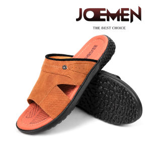 Sandal Pria Kulit Selop Joemen S 61 NEW 100% Brand Lokal Anti Slip Outdoor Traveling Kekinian 2024
