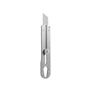 Stainless Steel Utility Knife Steel Wallpaper Knife Durable Sturdy Fast Cutting Manual Lock Knife