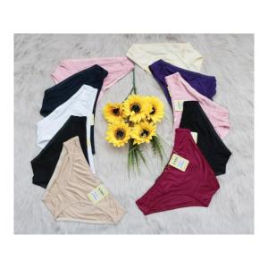 1 Quần lót nữ thun cotton saki màu trơn - QL212