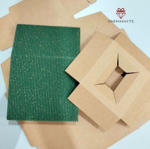 Giftbox Leaf Idul Fitri - Kotak Kado Hampers - Kotak Souvenir GB052