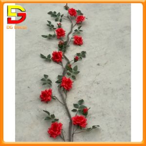 Hoa Giả Dây Hoa Hồng Leo Thân Gỗ Dài 1m7 Trang Trí Cửa Hàng Văn Phòng Quán Spa DC-390