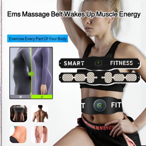 Fitness equipment [Reduce exercise by 90%] EMS microcurrent pulse sweat belt Yoga belt Lazy sweat fat burning belt Deep muscle stimulation