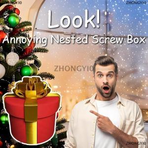 [COD] ZHONGYI0 Annoying Nested Screw Gift Box Annoying Gift Box Standard Money Present Box Prank Gift Boxes Money Puzzle Box For Cash Gift