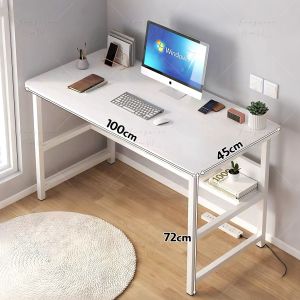 CAY🌟โต๊ะคอมพิวเตอร์ โต๊ะทํางาน โต๊ะคอมโต๊ะทำงานไม้ 80/100/120cm โต๊ะทํางาน