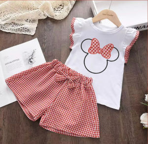 Setelan Baju Anak Perempuan Umur 1 2 3 4 5 Tahun Korea Style Terbaru Viral Kekinian Import Terbaru Kekinian Lucu Murah Outfit Casual Lengan Pendek Celana Pendek Baju Anak Cewek Setelan Bagus DESI MERAH DAIROKU