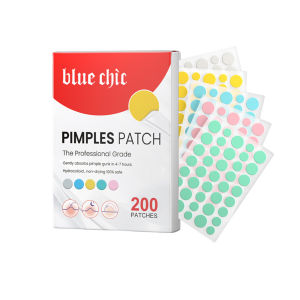 200pcs Pimple Patch Lucu Warna-warni Star Acne Pimple Penutup Jerawat Patch Invisible Penghilang Stiker Jerawat Heart