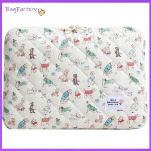 Phụ nữ bông túi đựng máy tính xách tay 13/15 inch chần bông mềm máy tính bìa cho văn phòng trường học và du lịch nhu cầu