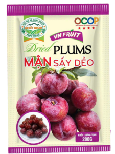 Mận Sấy Dẻo Mộc Châu Túi 200gr ( 100% không chất bảo quản Sản Phẩm OCOP 4 SAO )