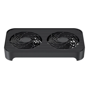 High Airflow 65.8CFM Cooling Platform For Home Networking Gear Two 14cm Fans With Adjustable Height