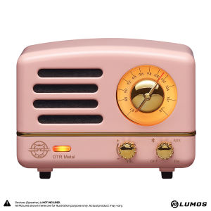 MUZEN OTR METAL Wireless Portable FM Radio Bluetooth 4.0 Speaker 10Hrs Playtime Stereo Sound Powerful Bass 1960s Design
