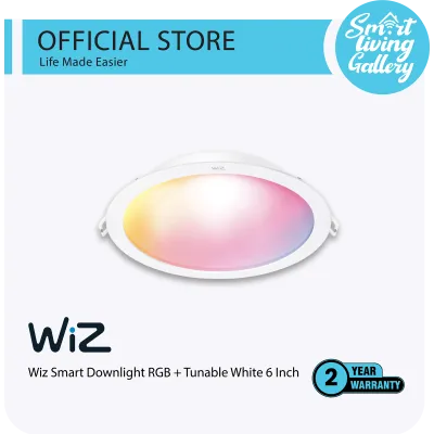 Wiz Smart RGB + Tunable Downlight 6 inch Wi-Fi Direct support matter