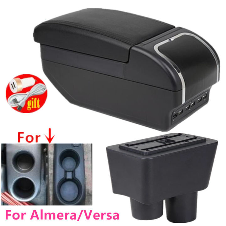 【Daily Deals】 Car Armrest Box For Nissan Almera Versa Armrest Box ...