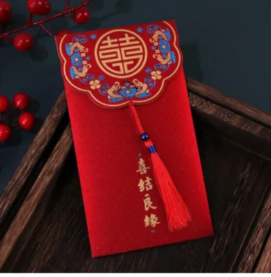 Combo 20 Bao Lì Xì Đỏ Mừng Năm Mới Phong Cách Sang Trọng Phù Hợp Cho Ngày Cưới
