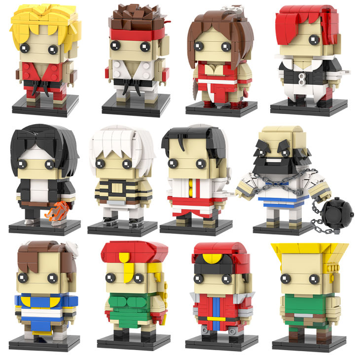 MOOXI Street Fighter MOC Bricks Ryu Ken Chun Li Mai Shiranui ...