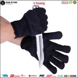 Sarung Tangan Anti Pisau Tukang Aksesoris Pertukangan Tajam Potong Gores Bacok Begal Cut Glove