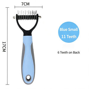 Dog Cat Grooming Comb Detangling Brush Deshedding Tool Loose Hair Remover Pet Hair Removal Comb Undercoat Grooming Brush