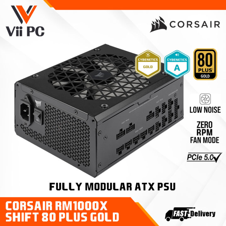 Corsair Rm1200w   1000w   850w Shift Fully Modular Atx Power Supply 