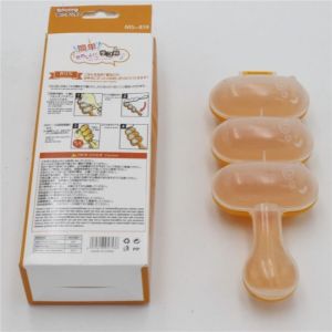 [TẶNG KÈM MUỖNG]Khuôn lắc cơm hình tròn cho bé 3 ngăn - Khuôn tạo hình cơm - Khuôn làm cơm viên tiện lợi - Dụng cụ beto nấu ăn tiện dụng