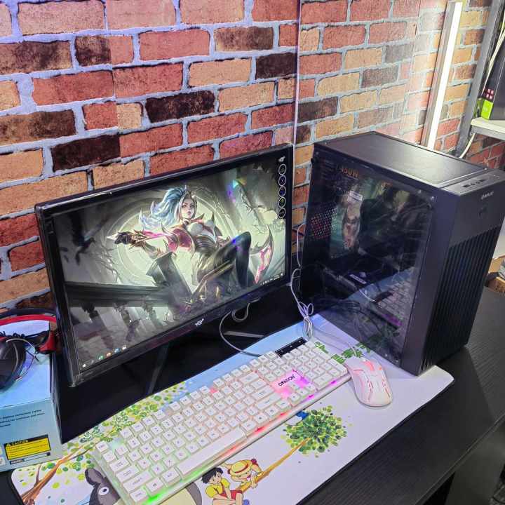 BRAND NEW COMPUTER SET RYZEN 5 4650G 8GB RAM 256GB SSD 19