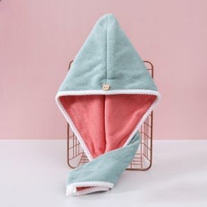 Khăn ủ tóc - Khăn quấn tóc gội đầu cao cấp vải cotton mềm mại mũ chuyên dụng cho salon siêu thấm nước